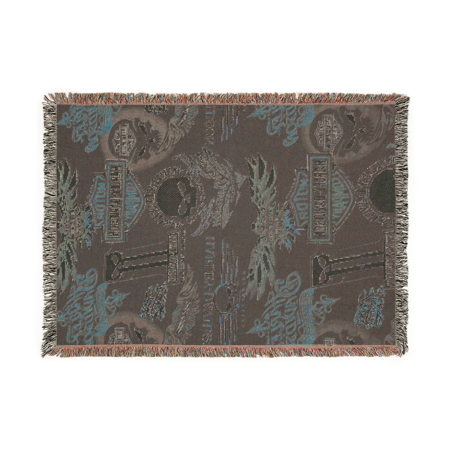 Iconic Rider Logos Blanket