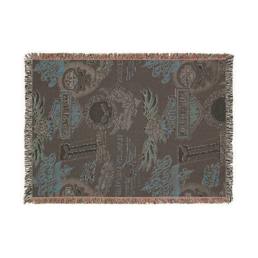 Iconic Rider Logos Blanket