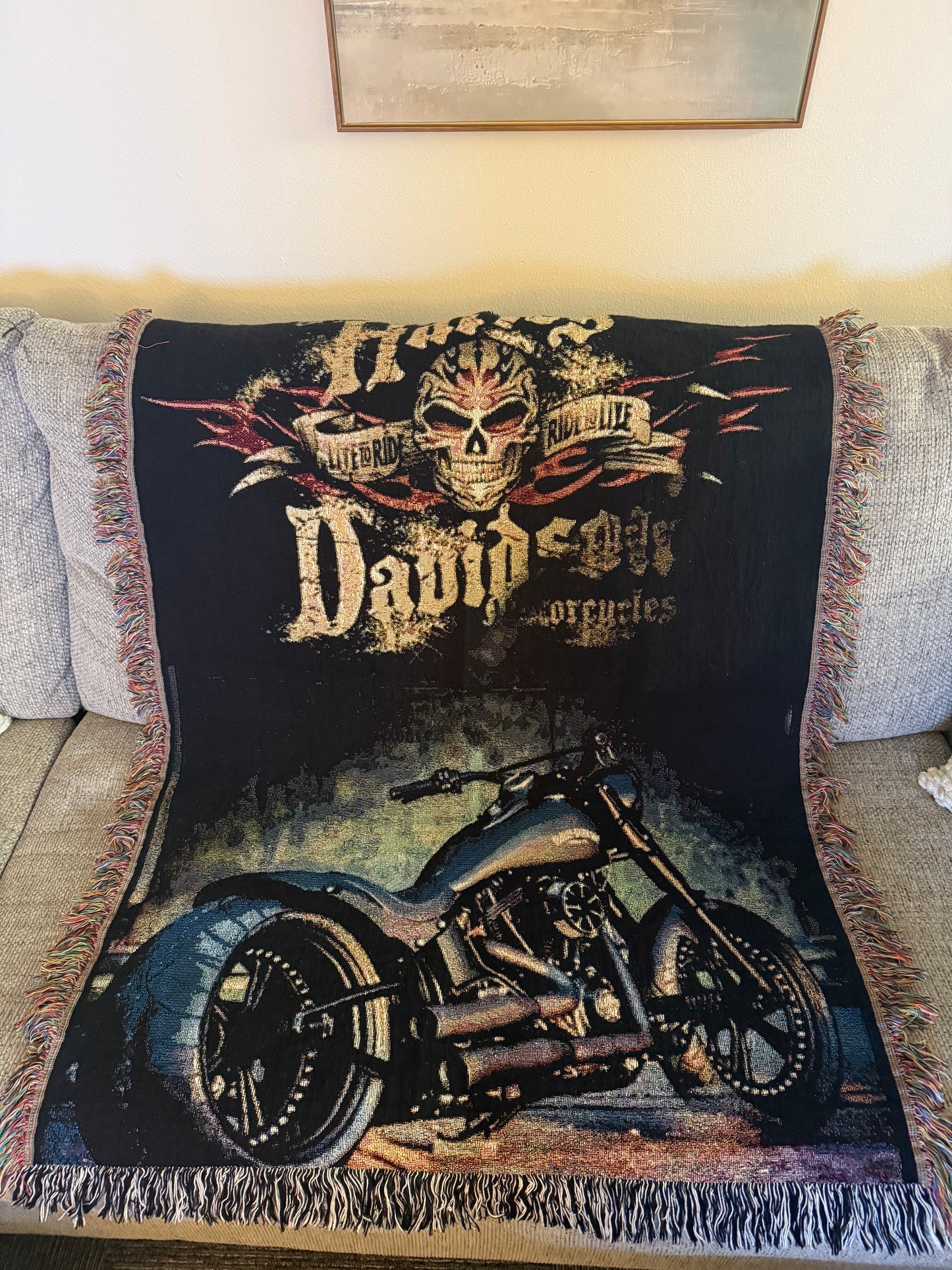 Fatboy Harley Blanket