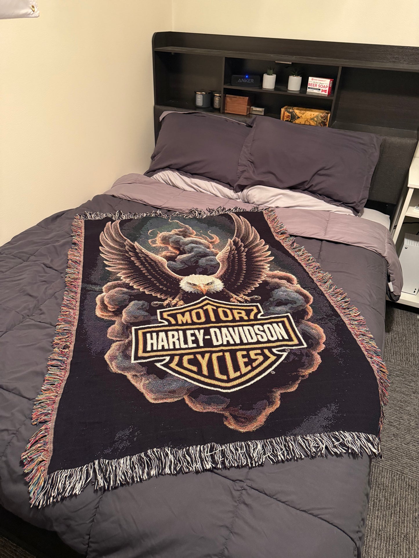 American Eagle Harley Blanket