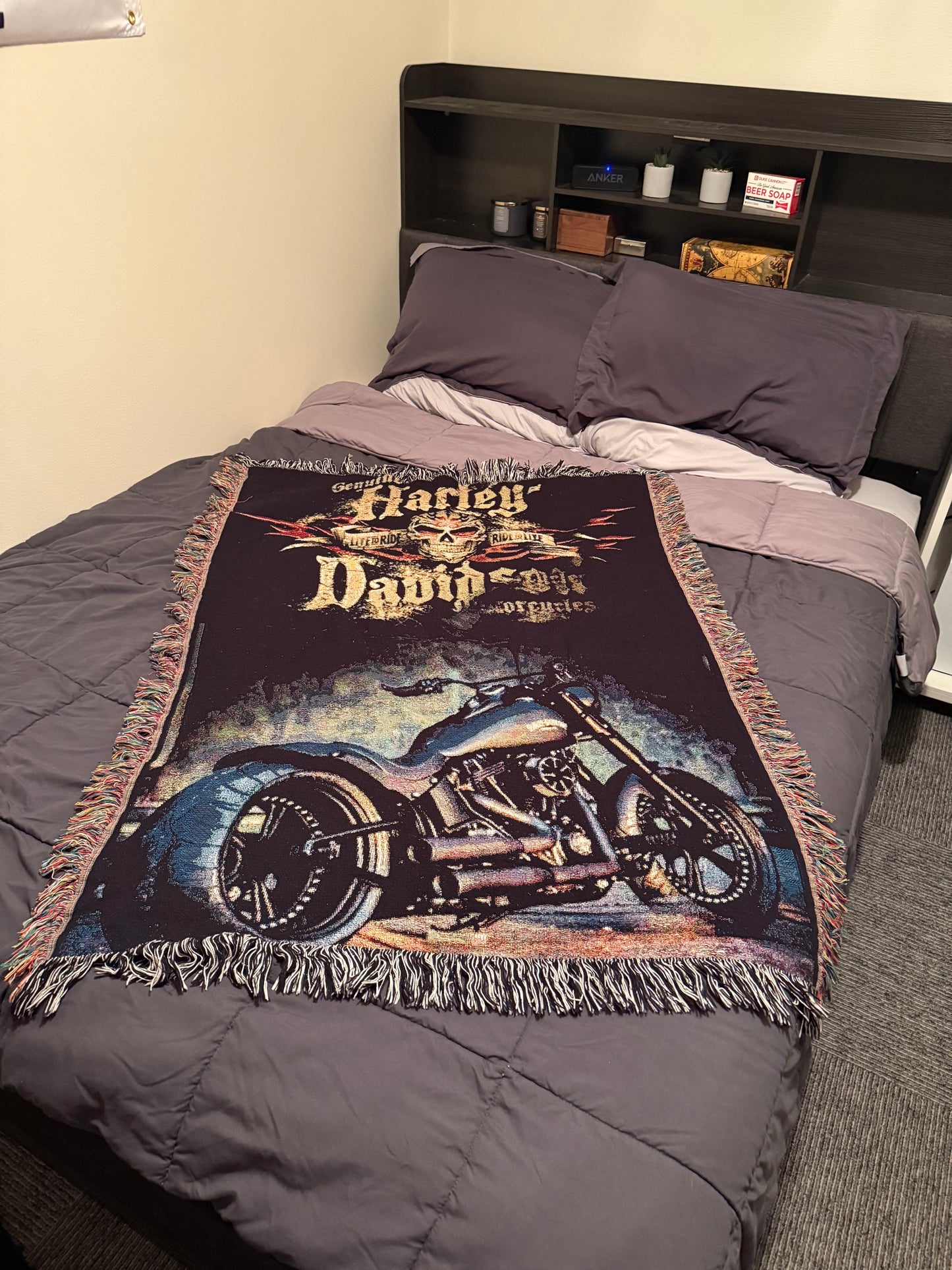 Fatboy Harley Blanket